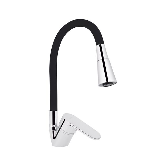 Смеситель для кухни Lidz Tani 008F3 с гибким изливом, фото  | SNABZHENIE.com.ua