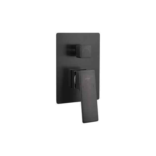 Душевая система Qtap Gemini скрытого монтажа Gunmetal Black PVD, фото , изображение 3 | SNABZHENIE.com.ua