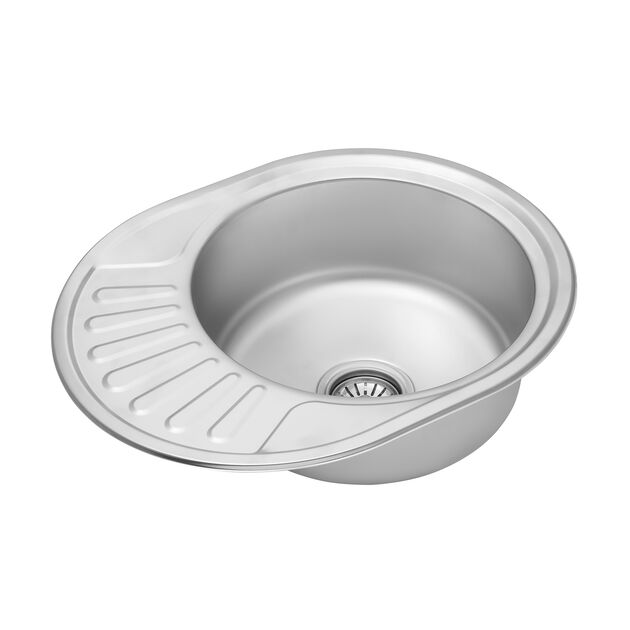 Кухонная мойка Kroner KRP Dekor 5745 (0,6 мм), фото , изображение 3 | SNABZHENIE.com.ua