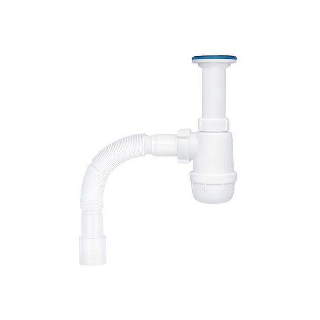 Сифон для кухонної мийки ANIplast 1 1/2''х40 мм з литим випуском А0515EU, фото  | SNABZHENIE.com.ua