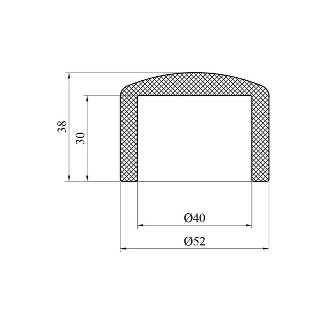 Заглушка PPR Rozma 40 мм, фото , зображення 2 | SNABZHENIE.com.ua