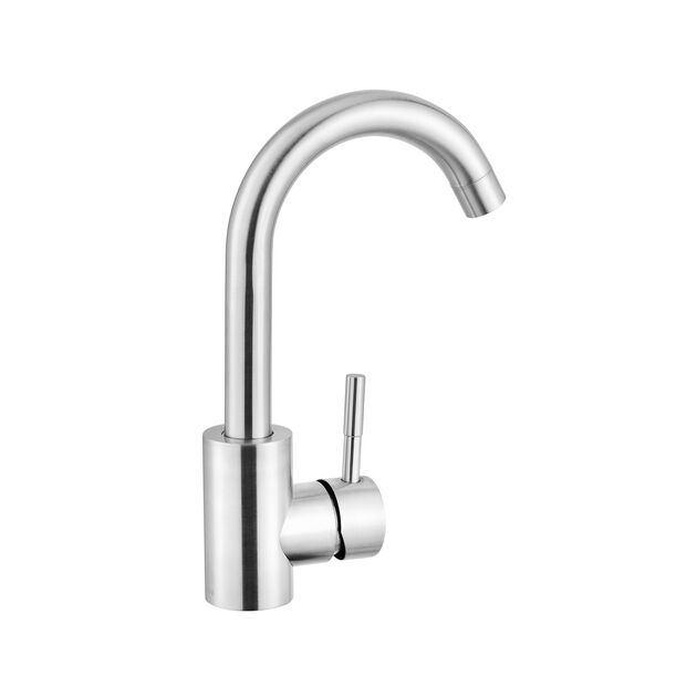 Смеситель Kroner KRP для раковины, классический стиль, Edelstahl, фото , изображение 3 | SNABZHENIE.com.ua