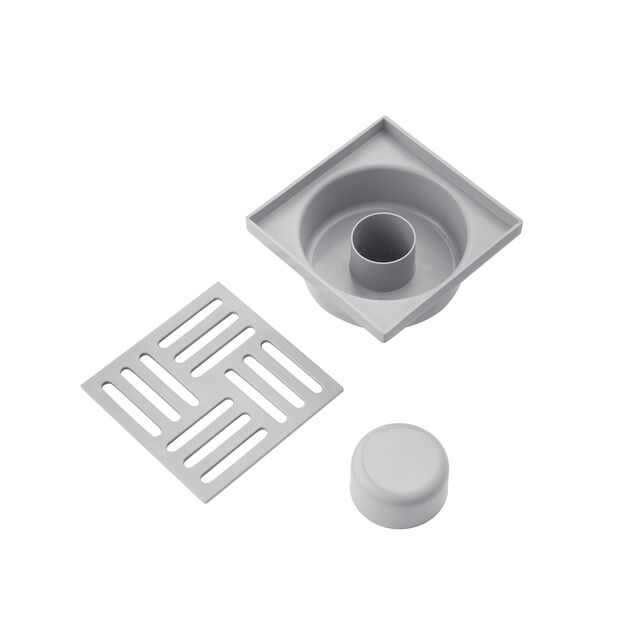 Трап ANIplast вертикальный 50 мм с решеткой 15х15 см TA5210EU, фото , изображение 3 | SNABZHENIE.com.ua