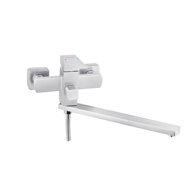 Смеситель для ванны Kroner KRP Edelstahl Kubus, фото , изображение 3 | SNABZHENIE.com.ua