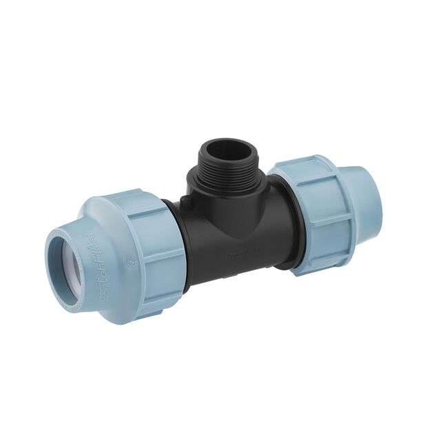 Тройник ПЭ SantehPlast 50х1 1/2"х50 РН, фото  | SNABZHENIE.com.ua