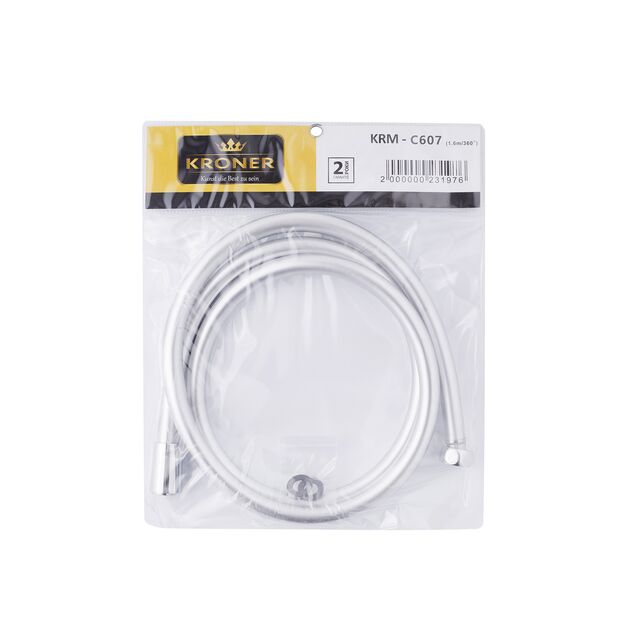 Шланг для душа Kroner KRM - C607 Anti-Twist 160 см, фото , зображення 3 | SNABZHENIE.com.ua