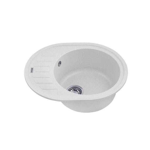 Кухонна мийка Kroner KRP Komposit GRA - 6250, фото , зображення 3 | SNABZHENIE.com.ua