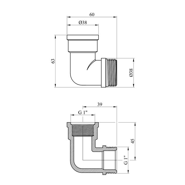 Уголок LexLine 1 ВН никелированный НК0118-ВН усиленный, фото , изображение 2 | SNABZHENIE.com.ua