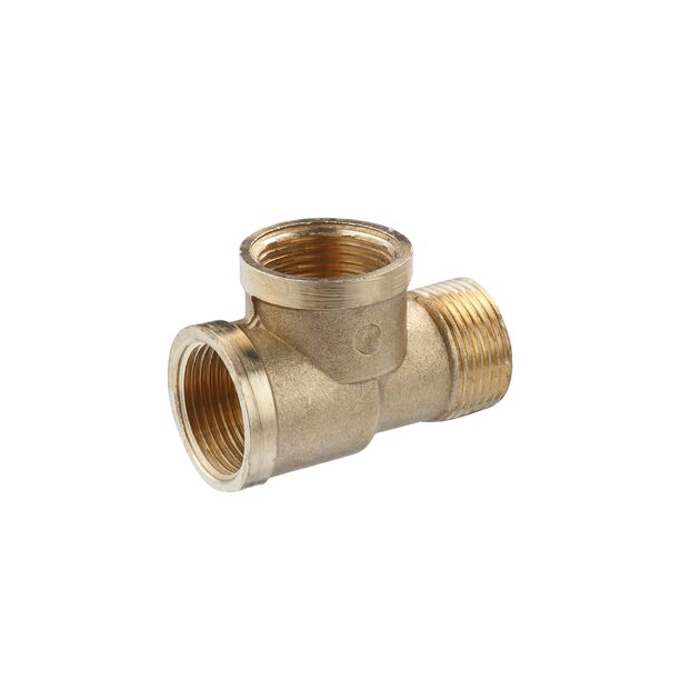 Тройник LexLine 3/4 ВВН латунный усиленный УК0210-В, фото , изображение 3 | SNABZHENIE.com.ua