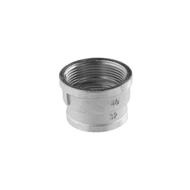 Муфта перехідна посилена LexLine 1 1/4х1 1/2 ВВ нікельована НК0307-Вн, фото , зображення 3 | SNABZHENIE.com.ua