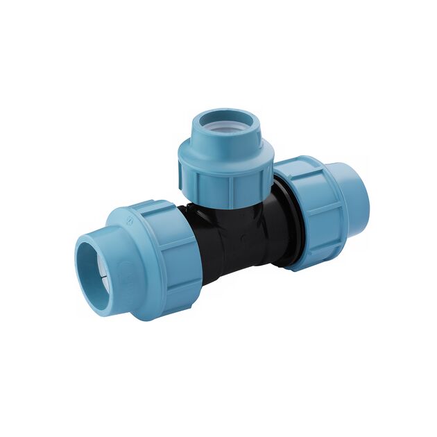 Редукционный тройник ПЭ Rozma 63x50x63 мм, фото  | SNABZHENIE.com.ua