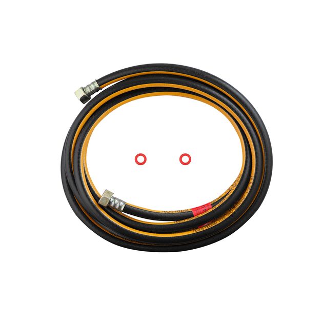 Шланг газовый Nikiforov 1/2" ВВ 450 см, черный с мет. гайками, фото  | SNABZHENIE.com.ua