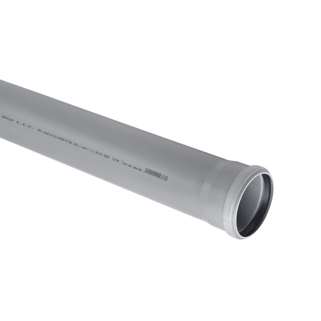 Труба для внутренней канализации Baux 110 мм, 1000 мм, 2,2 мм, фото  | SNABZHENIE.com.ua