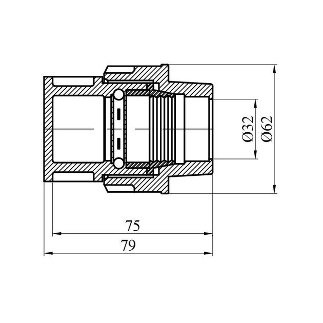Заглушка ПЭ 32 мм, фото , изображение 2 | SNABZHENIE.com.ua