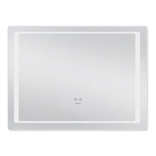 Зеркало Kroner KRP Spiegel HR2 - 8060 з LED-підсвіткою та антизапотіванням, фото , зображення 3 | SNABZHENIE.com.ua