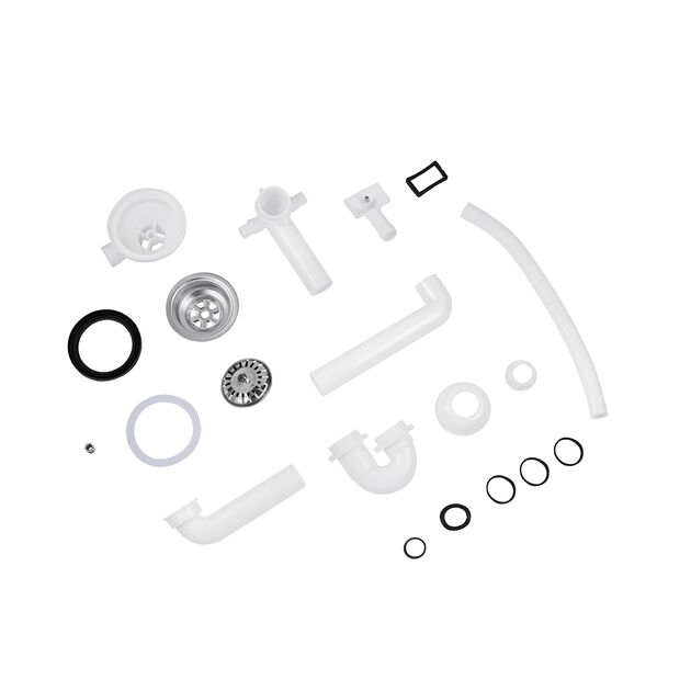 Сифон кухонный Kroner KRP Siphon 3 1/2" 50/40 мм, фото , изображение 3 | SNABZHENIE.com.ua