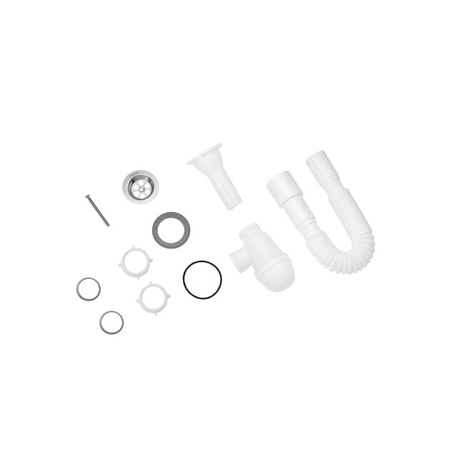 Сифон для раковины Kroner KRP - TB06 1 1/4 х32/50, фото , изображение 3 | SNABZHENIE.com.ua