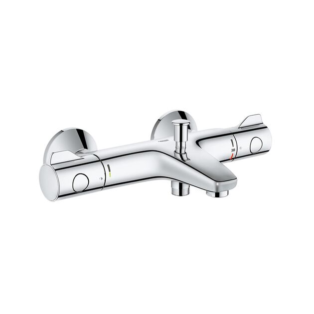 Смеситель для ванної Grohe Grohtherm 800 34567000 з душовим гарнітуром 27853001 (34567001), фото , зображення 3 | SNABZHENIE.com.ua
