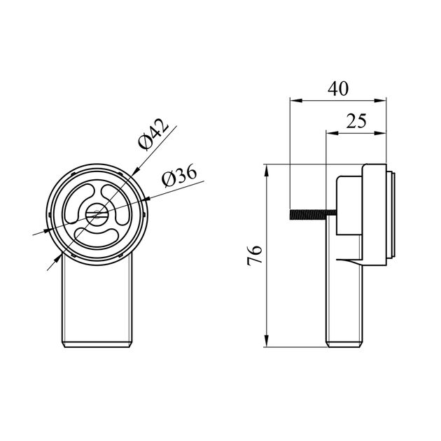Перелив сифона для кухонных моек Agua SO2R, нержавеющая сталь, фото , изображение 2 | SNABZHENIE.com.ua