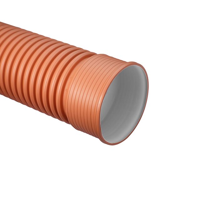 Гофрированная труба для наружной канализации Rozma SN8 250х3000, фото  | SNABZHENIE.com.ua