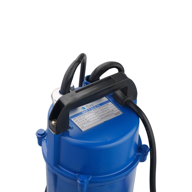 Насос дренажный Agua QDX 7-32-0.75 Нmax 32 м Qmax 7 куб.м P 750 Вт корпус алюминий, фото , изображение 3 | SNABZHENIE.com.ua