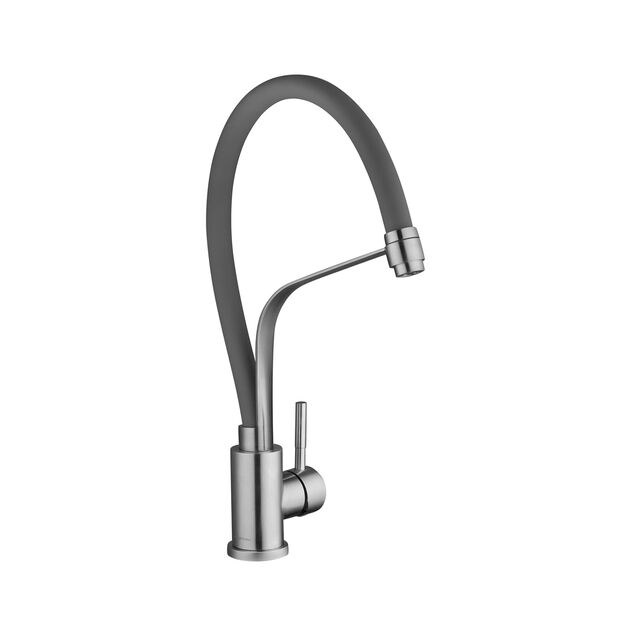 Смеситель для кухни Kroner KRP Edelstahl Klassisch - ESG03593GRA, фото , зображення 3 | SNABZHENIE.com.ua