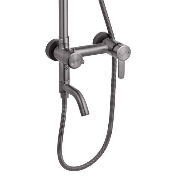 Душевая система Agua Elposo - INOX064AM, фото , изображение 3 | SNABZHENIE.com.ua