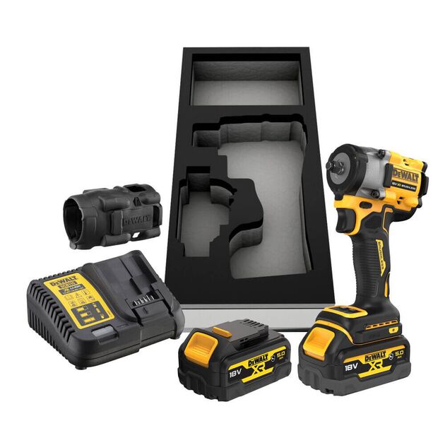 Гайковерт ударний акумуляторний безщітковий DeWALT DCF923P2G, фото  | SNABZHENIE.com.ua