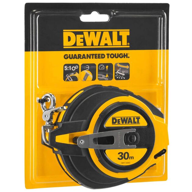 Рулетка вимірювальна DeWALT DWHT0-34093, фото , зображення 3 | SNABZHENIE.com.ua