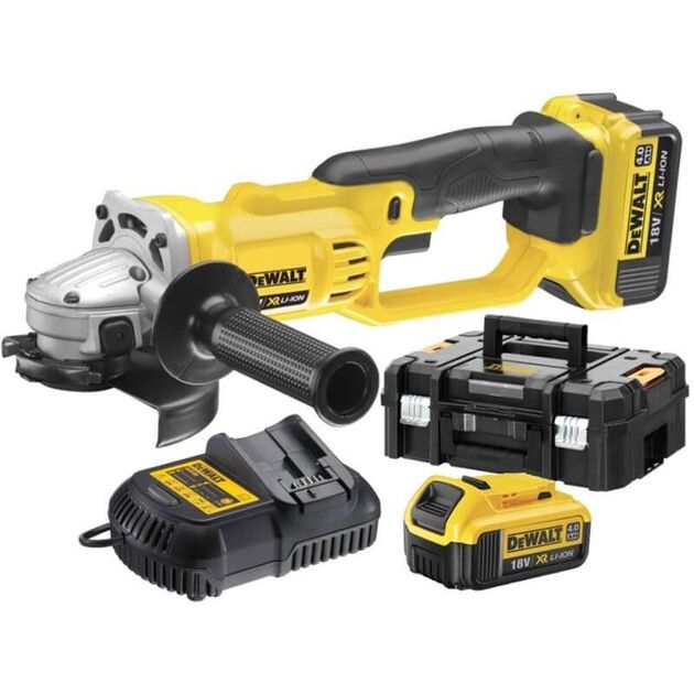 Угловая шлифмашина DeWALT DCG412M2 18 В, 125 мм, фото  | SNABZHENIE.com.ua