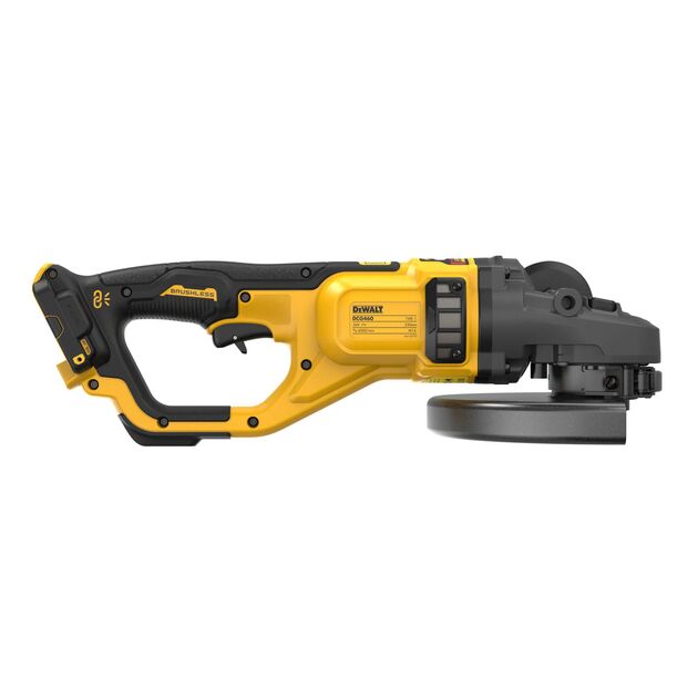Шліфмашина кутова - болгарка акумуляторна безщіткова DeWALT DCG460NK, фото , зображення 3 | SNABZHENIE.com.ua