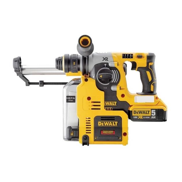 Перфоратор акумуляторний безщітковий SDS-Plus DeWALT DCH275P2, фото , зображення 3 | SNABZHENIE.com.ua