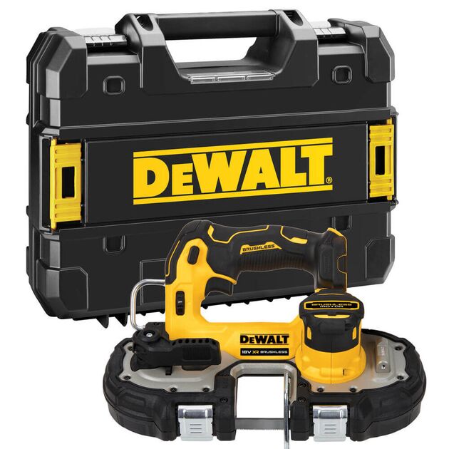 Пила ленточна акумуляторна безщіткова DeWALT DCS377NT, фото  | SNABZHENIE.com.ua
