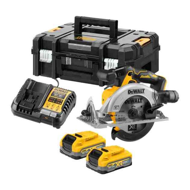Пила дисковая аккумуляторная бесщёточная DeWALT DCS565S2T, фото  | SNABZHENIE.com.ua