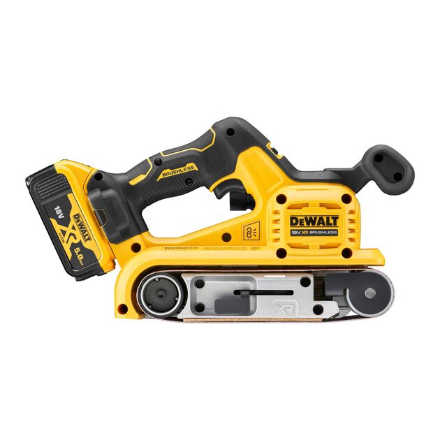Шліфмашина стрічкова акумуляторна безщіткова DeWALT DCW220P2, фото , зображення 2 | SNABZHENIE.com.ua