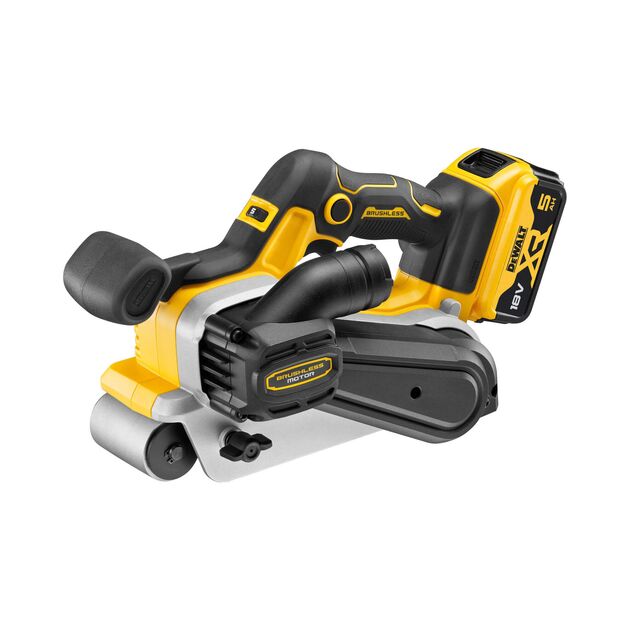 Шліфмашина стрічкова акумуляторна безщіткова DeWALT DCW220P2, фото , зображення 3 | SNABZHENIE.com.ua