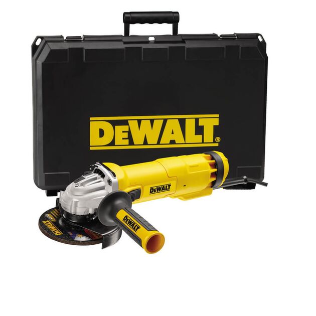 Шлифмашина угловая DeWALT DWE4237K, сетевая, 2400 Вт, фото , изображение 2 | SNABZHENIE.com.ua