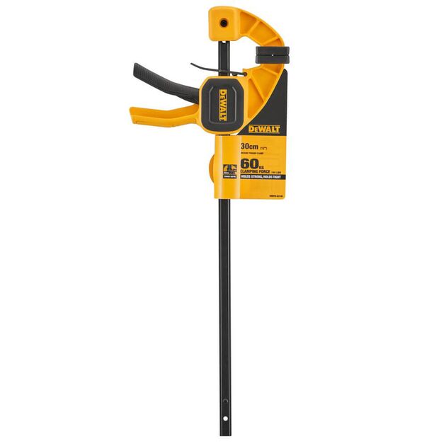 Триггерная струбцина DeWALT DWHT0-83140, сжатие до 63 кг, фото , изображение 3 | SNABZHENIE.com.ua