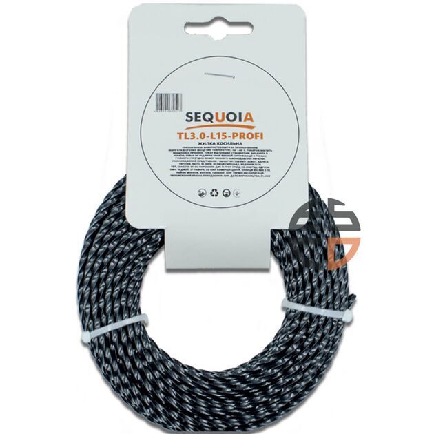 Косильная леска SEQUOIA TL3.0-L15-Profi (15 м), фото , изображение 2 | SNABZHENIE.com.ua
