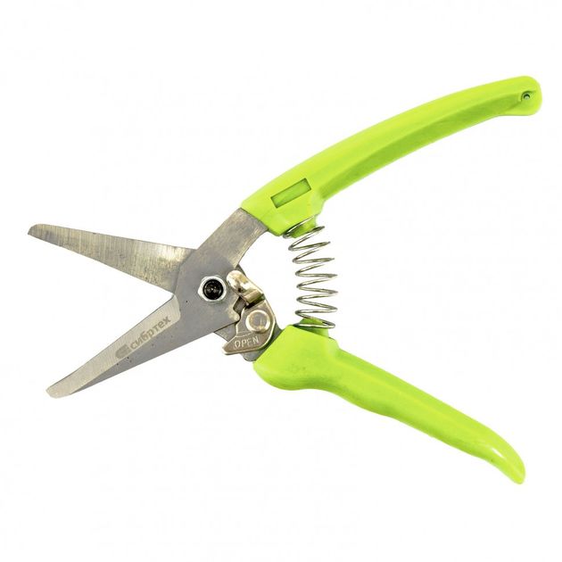 Секатор квітковий, пластикові рукоятки СИБРТЕХ (60494C), фото , зображення 2 | SNABZHENIE.com.ua Секатор квітковий, пластикові рукоятки СИБРТЕХ (60494C), фото , зображення 2 | SNABZHENIE.com.ua