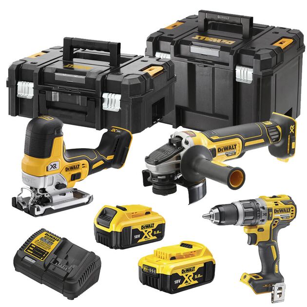 Набір з трьох безщіткових інструментів DeWALT DCK329P2T, фото  | SNABZHENIE.com.ua