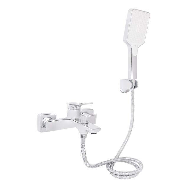 Смеситель для ванны Qtap Arvin с душевым гарнитуром QTARV259CRM48640 Chrome, фото  | SNABZHENIE.com.ua