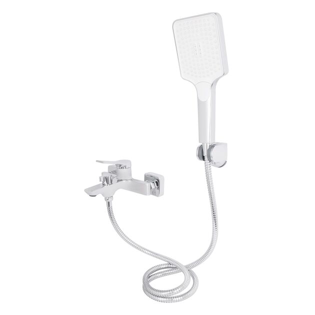 Смеситель для ванны Qtap Arvin с душевым гарнитуром QTARV259CRM48640 Chrome, фото , зображення 3 | SNABZHENIE.com.ua