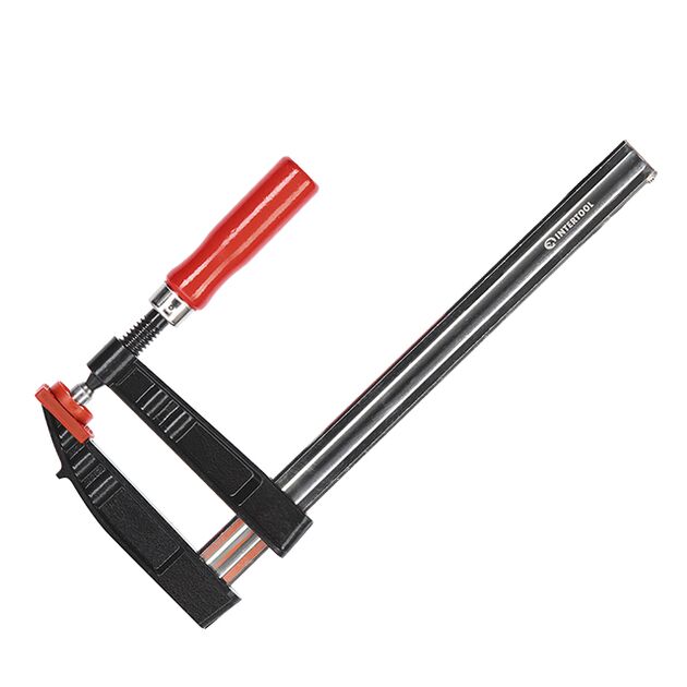 Струбцина столярная 300 мм INTERTOOL HT-6004 DIN 5117, фото  | SNABZHENIE.com.ua