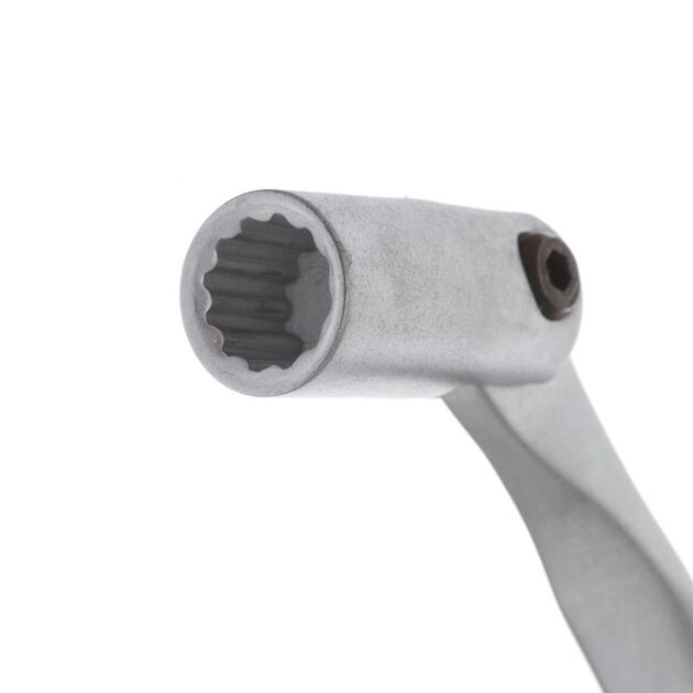 Ключ рожково-накидной шарнирный 9 мм Cr-V, покрытие сатин-хром INTERTOOL XT-1409, фото , зображення 3 | SNABZHENIE.com.ua