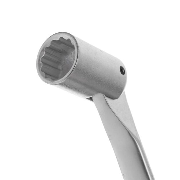 Ключ рожково-накидной шарнирный 18 мм Cr-V, покрытие сатин-хром INTERTOOL XT-1418, фото , зображення 3 | SNABZHENIE.com.ua