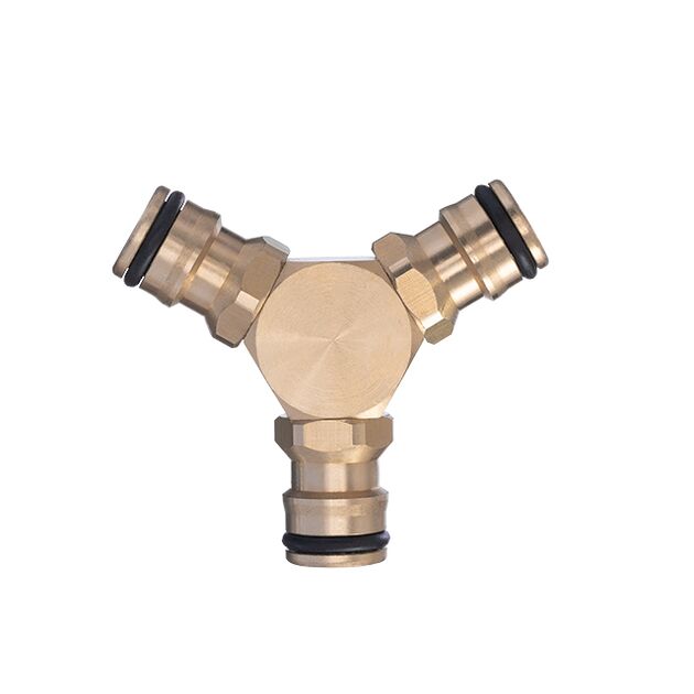 Тройник латунный 1/2" для коннектора STORM INTERTOOL GE-1203, фото , изображение 2 | SNABZHENIE.com.ua