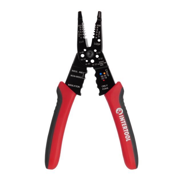 Съемник ізоляції 0,6-2,6мм, комбінований INTERTOOL HT-7029, фото  | SNABZHENIE.com.ua