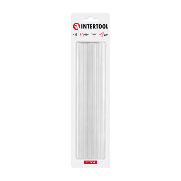 Комплект флуоресцентних клеєвих стержнів 7.4 мм * 200 мм, 12 шт INTERTOOL RT-1040, фото  | SNABZHENIE.com.ua