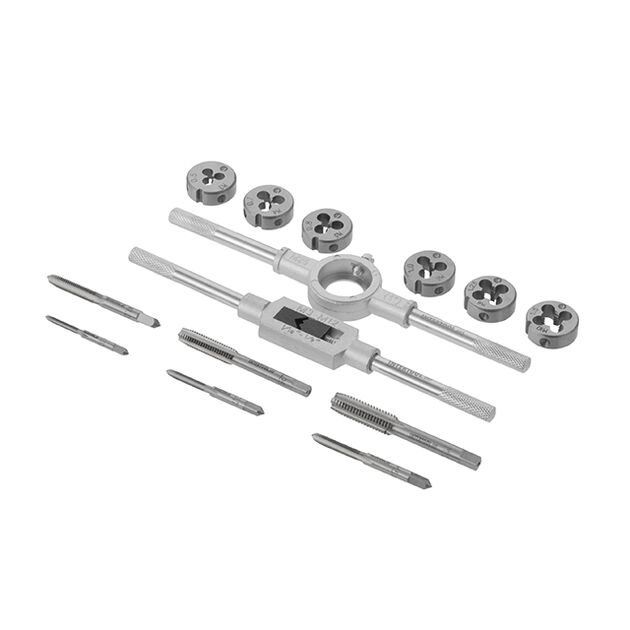 Набор плашек и метчиков M3-M10, 14 ед, INTERTOOL SD-8024, фото , изображение 3 | SNABZHENIE.com.ua